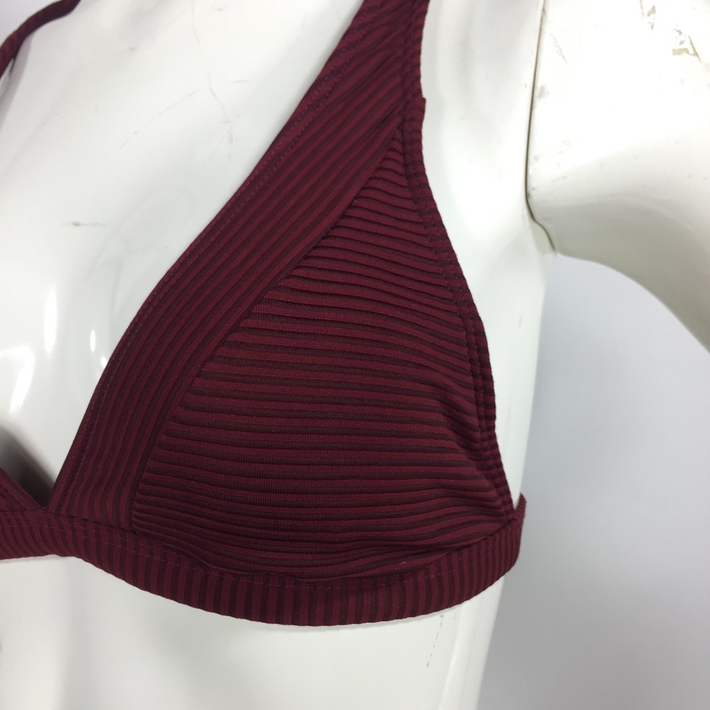 La Blanca Swimwear Cross Back Top Crimson 8 - Picture 9 of 15